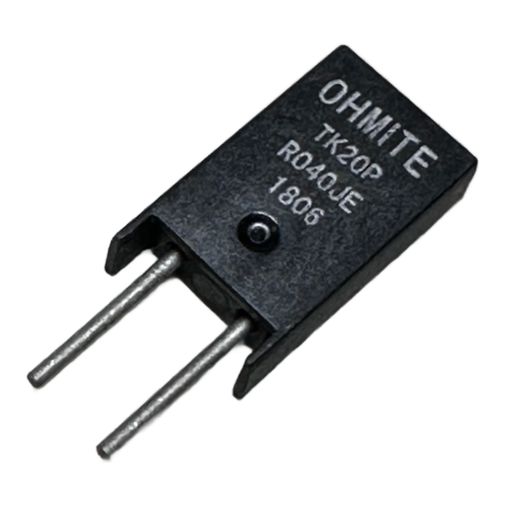 TK20PR040JE Resistor 40 mOhms ±5% 20W Through Hole Resistor TO-220-2 Current Sense Thick Film