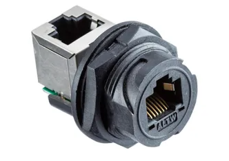 RCP-5SPFFV-TCU7001   Connector Jack,. Modular Coupler  8p8c (RJ45) To Jack, 8p8c (RJ45) Cat5e Shielded, RoHS