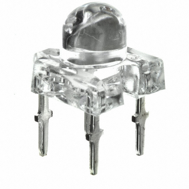 Pack of 2 R50YLW-V-3045 Yellow 591nm LED Indication - Discrete 2.4V 4-DIP (0.200", 5.08mm)