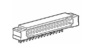 87402-150 Connector Header Through Hole, Right Angle 100 position 0.050" (1.27mm)
