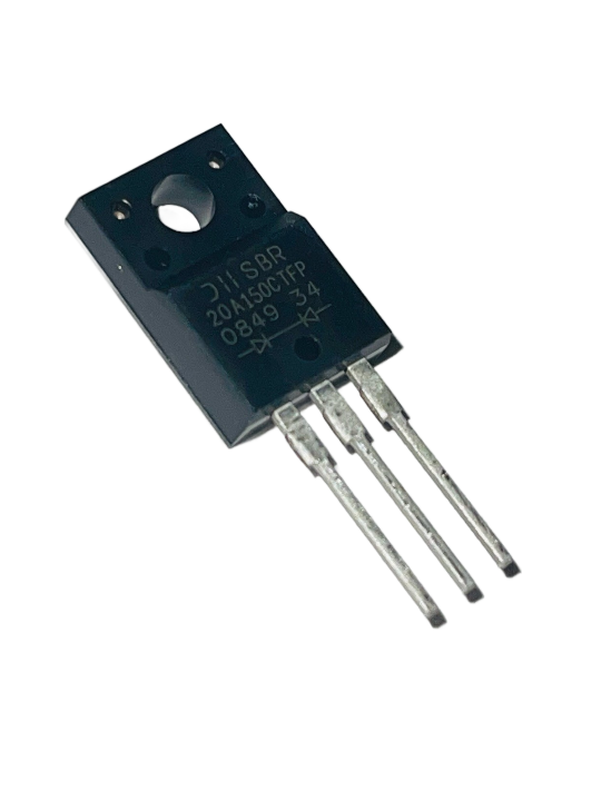 Pack of 3 SBR20A150CTFP Diode Super Barrier Rectifier 150V 20A 3-Pin(3+Tab) ITO-220AB