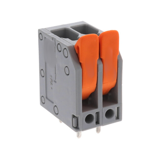 Pack of 4 2604-3102 Connector 2 Position Wire to Board Terminal Block Vertical with Board 0.197" (5.00mm) Through Hole :RoHS