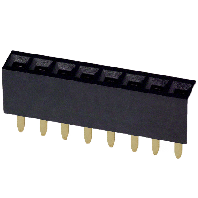 Pack of 10 PPPC081LFBN-RC Conn Header 8POS 0.1 Gold PCB :RoHS