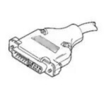 745173-5 Connector Backshell 25 Position 180° Shielded