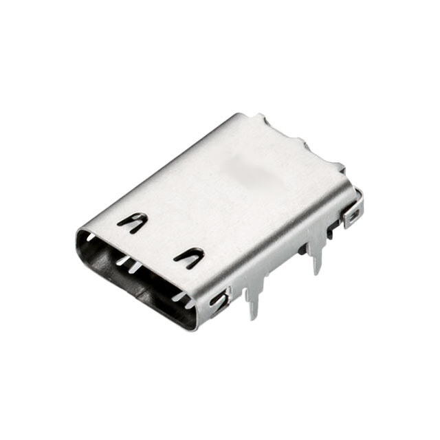 Pack of 4 632723300011 Connector Receptacle USB3.1 TYPEC 24P SMD RA :RoHS , Cut Tape