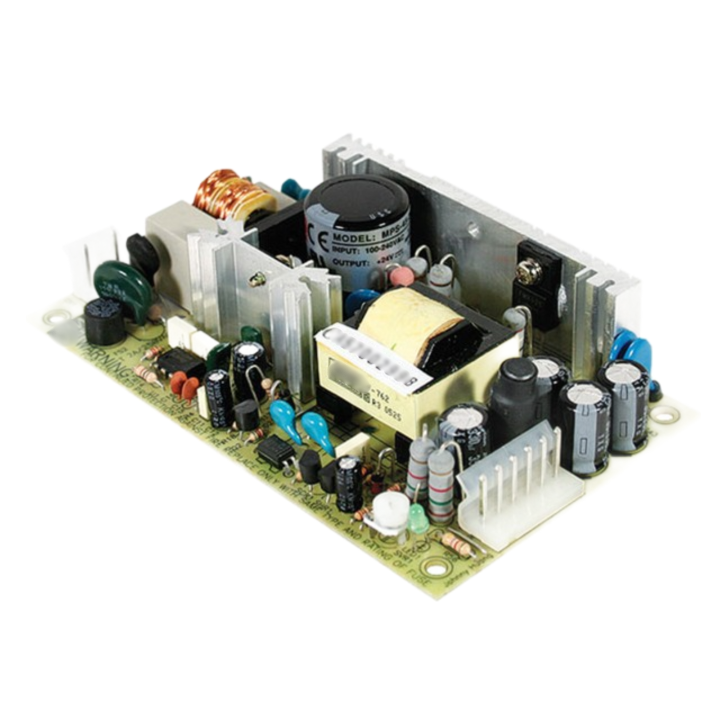 MPS-45-24 Open Frame AC DC Power Supply 1 Output 24V 90 ~ 264 VAC, 127 ~ 370 VDC Input