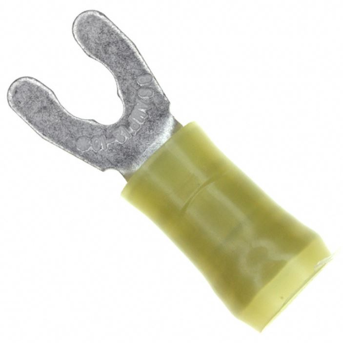Pack of 10 52942 Connector Terminal Yellow 8 Stud Spade Crimp 10-12 AWG : RoHS