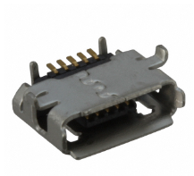 Pack of 5 0475890001 Connector Rcpt Micro Usb AB 5P Surface Mount, Right Angle; Through Hole :RoHS , Cut Tape
