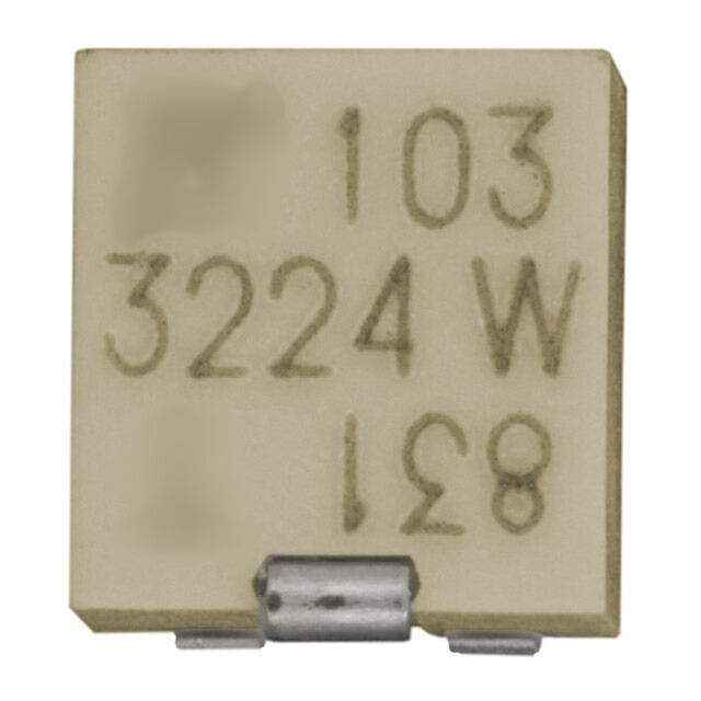 Pack of 4 3224W-1-502E Trimmer 5 kOhms 0.25W J Lead Top :RoHS