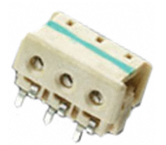 3-2106751-3 Connector 3 Position Individual Wires Natural IDC 24 AWG Through Hole, Right Angle :RoHS , Cut Tape