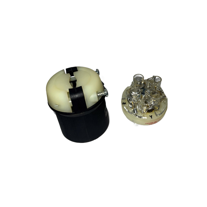 HBL5461 Connector Power Entry, 3P4W, L16-20, Power Entry, 20 A, Black, White, Nylon (Polyamide) Body, 480V