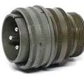 MS3106A18-12PW Circular MIL Spec Connector 6P Size 18 Straight Plug MIL-DTL-5015