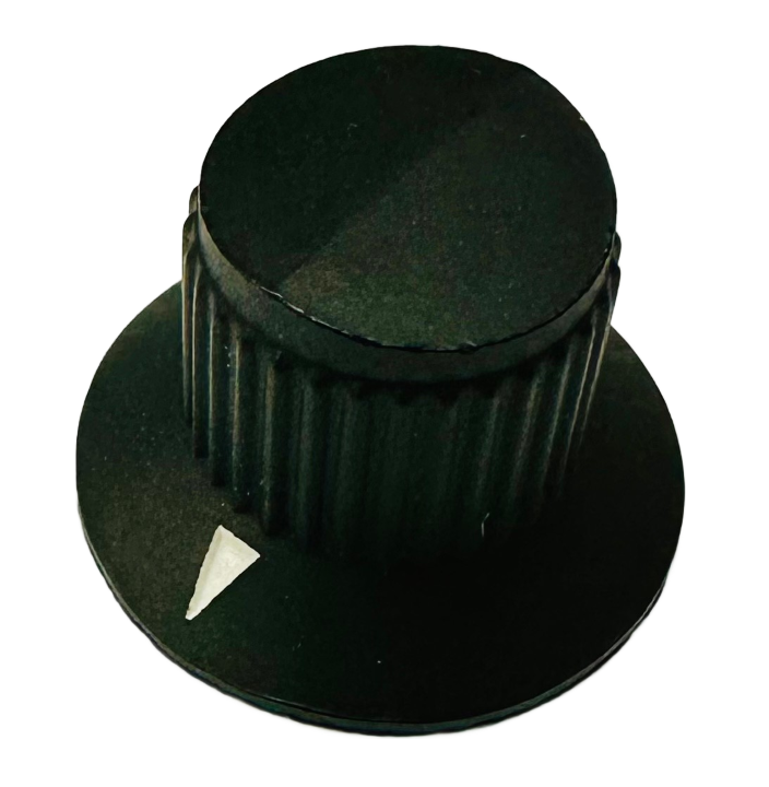 MS91528-1F3B Mil Seri Knob, 0.70-In. Diameter, Round Skirted w/Arrow on Dial RoHS