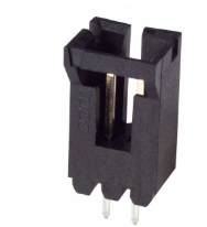 Pack of 4 5-104363-1 Connector Header 2 position 2.54MM Through Hole :RoHS