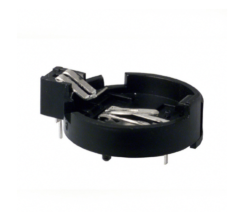 Pack of 2 1066 Connector Battery Holder (Open) Coin, 20.0mm 1 Cell PC Pin