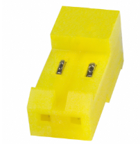 Pack of 10 3-640427-2 Connector Receptacle 2 Position IDC 20AWG Tin