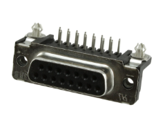 Pack of 4 5788798-1 Connector 15 Position D-Sub Receptacle, Female Sockets