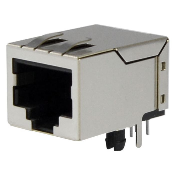 Pack of 3 GSX-NS2-88-3.05 Connector Jack Modular 8p8c (RJ45, Ethernet) 90° Angle (Right) Shielded Cat5.