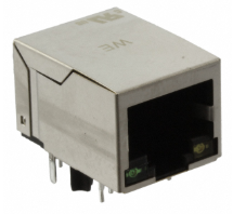 Pack of 2 7499010211A Connector Jack 1 Port RJ45Through Hole 10/100 Base-T, RoHs , Bulk