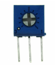 T73YB102KT20 Trimmer Resistor - Through Hole 1/4"SQ V/ADJ 1K, RoHs
