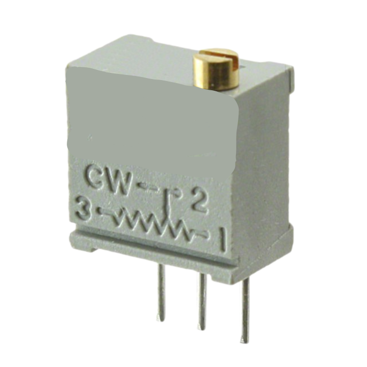 68WR10KLF Trimmer 10K OHM 0.5W, 1/2W PC Pins Through Hole POT Cermet 20.0 Turn Top Adjust