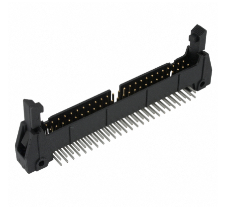 3433-5302 Connector Header Through Hole, Right Angle 50 position 0.100" (2.54mm)