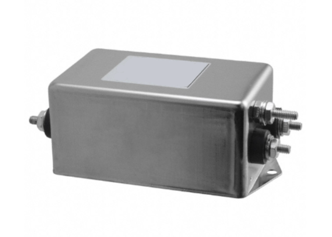 20VSK6 Single Phase EMC/EMI Line Filter 20 A 250V 50/60Hz Single Stage Threaded Post (8-32)