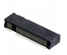 Pack of 4 1-2199230-6 Conn Hdr 67Pos Female Mini Card Gold 0.020" (0.50mm) Black, RoHs