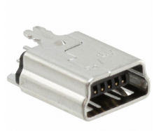Pack of 4 1734753-1 Conn Rcpt USB2.0 Mini B Vert, RoHs