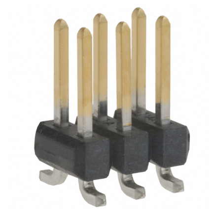 Pack of 10 15-91-0060 Connector Header Surface Mount 6 position 0.100" (2.54mm)