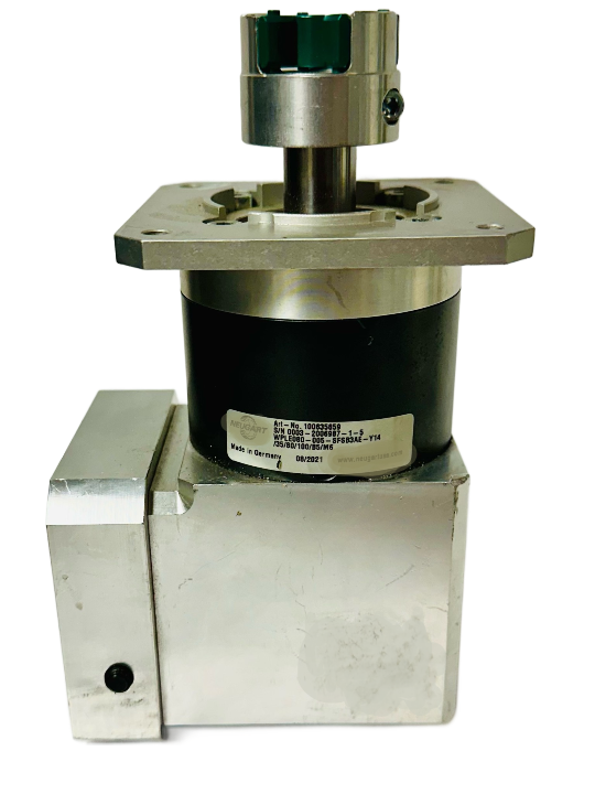 WPLE080-005-SFSB3AE-Y14   Gearbox Right Angle Motor 100635859 /35/80/100/B5/M6  (Used, Not Tested, Screws Not Included)