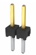 Pack of 10 TMM-102-01-F-S Connector Header Through Hole 2 position 0.079" (2.00mm), RoHs