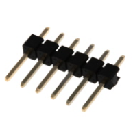 Pack of 5 PR20206VBNN Connector Header 2.54mm 6 position Through Hole, RoHs