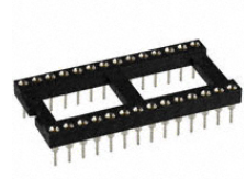 Pack of 4 AR 28-HZL-TT Connector IC Dip Socket 28 Position Tin, RoHs