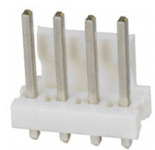 Pack of 5 640445-4 Connector Header Vert 4 position 3.96MM , RoHs
