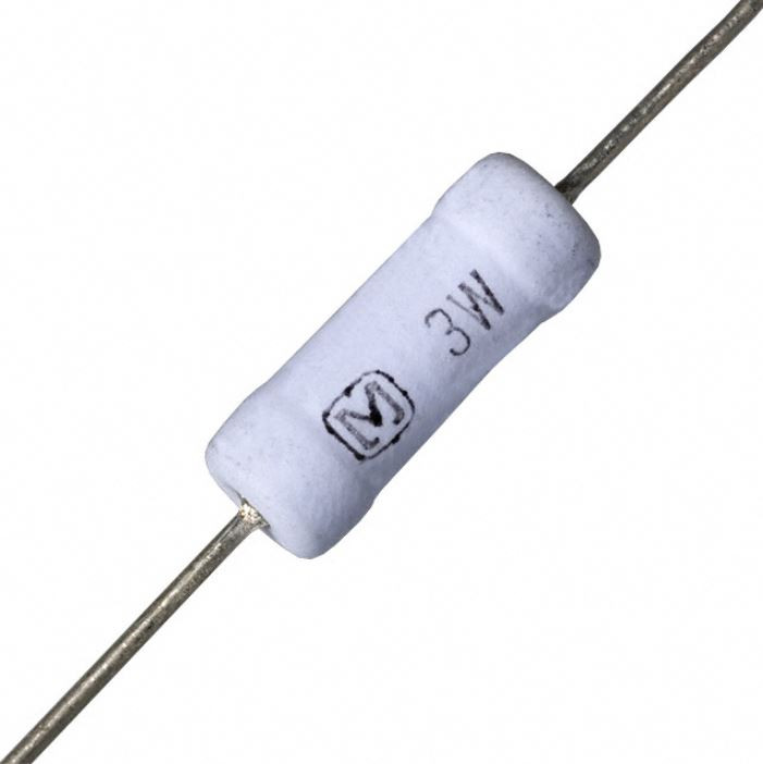 Pack of 10 ERG-3SJ240 Resistor 24 Ohms ±5% 3W Through Hole Axial Flame Proof, Safety Metal Oxide Film : RoHS