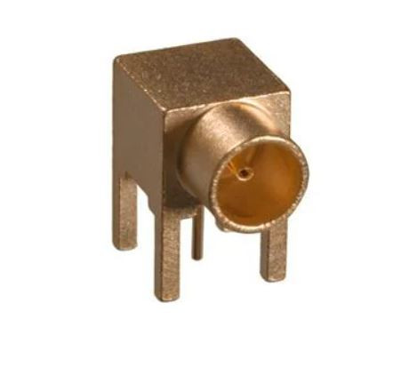133-8701-301 MCX Connector Jack, Female Socket 75 Ohms Through Hole, Right Angle Solder