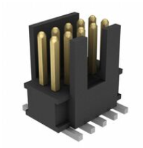Pack of 4 FTSH-105-01-F-DV-K-TR Connector Header 10 position 1.27mm SMD, RoHs