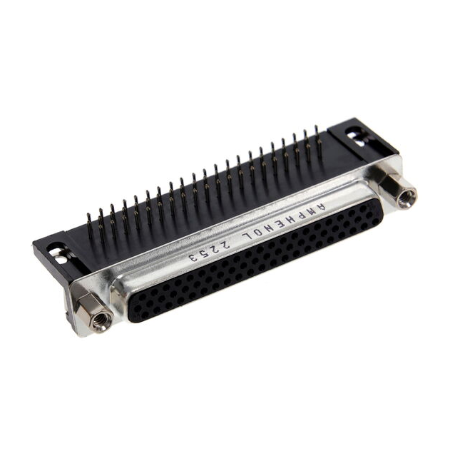 Pack of 2 L77HDC62SD1CO4F Connector D-Sub HD Receptacle 62 Position R/A SLDR, RoHs