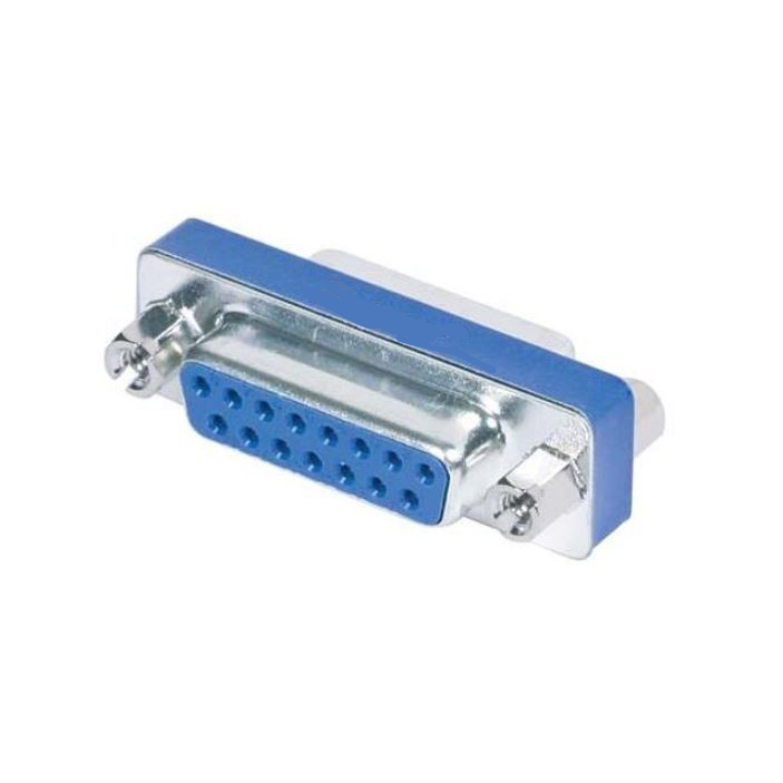 DGB15F Connector Adapter D-Sub, 15 Pin Female To D-Sub, 15 Pin Female Free Hanging (In-Line)