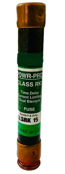 LLSRK15 Fuse 600V T/D Class RK1 15A, Series: LLSRK, LLSRK015