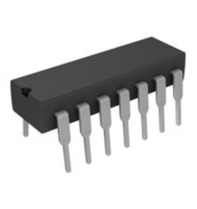 CD4093BE NAND Gate IC 4 Channel Schmitt Trigger 14-PDIP