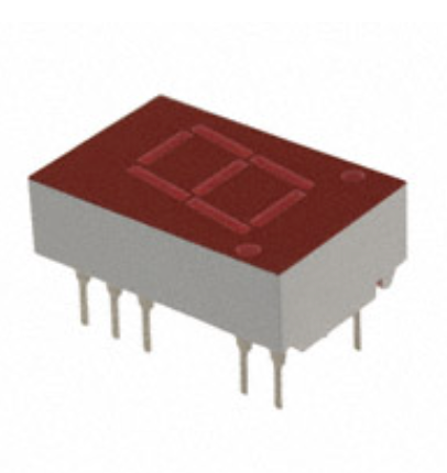 5082-7650 Display 7SEG 0.43" SGL Red 14DIP