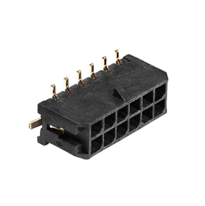 Pack of 4 0430451218 Connector Header 12POS 3MM SMD, RoHs