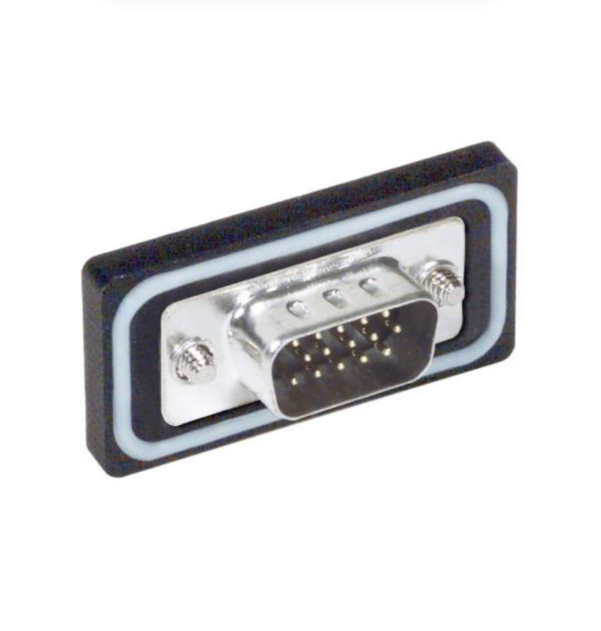 WPSDH15P Connector 15 Position D-Sub, High Density Plug, Male Pins