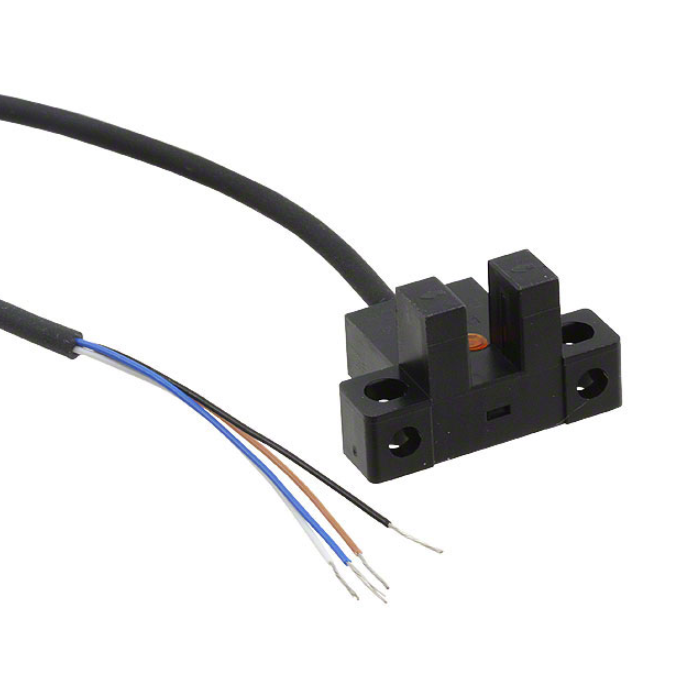 PM-L44 Optical Sensor Through-Beam 0.197" (5mm) NPN - Dark-ON/Light-ON - Selectable Module, Wire Leads, Slot Type