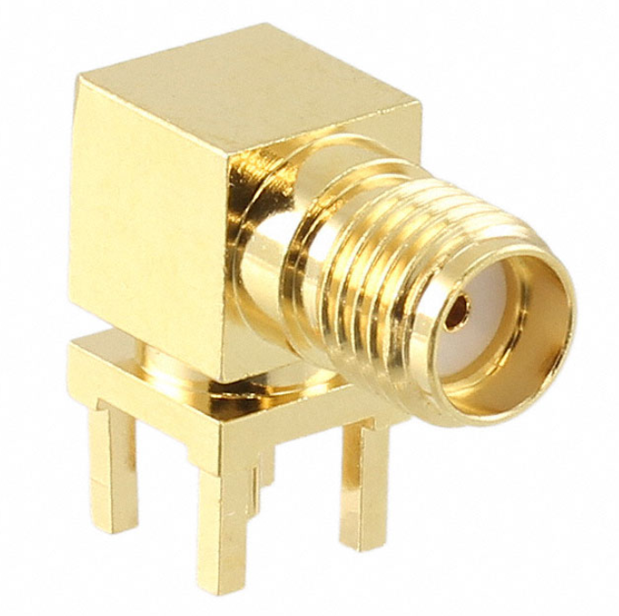 Pack of 4 5-1814400-2 Connector SMA Jack R/A 50 OHM PCB, RoHs