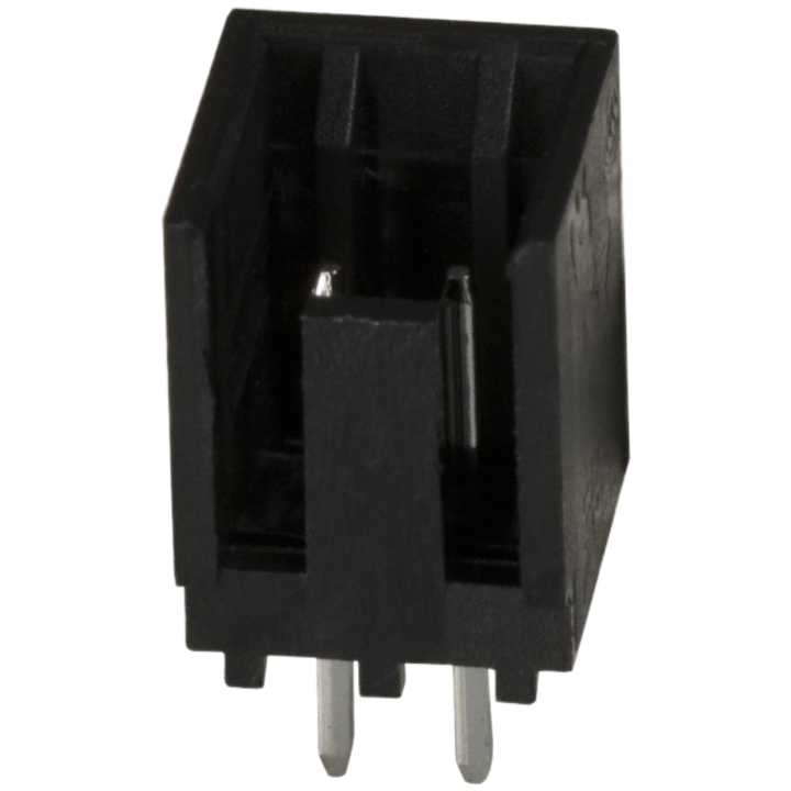 Pack of 10 2-644861-2 Conn Shrouded Header (4 Sides) HDR 2 POS 2.54mm Solder ST Top Entry Thru-Hole Bag, Bulk