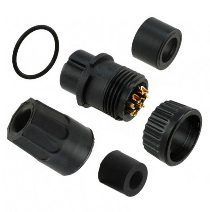 3282-9PG-315 Conn Plug Male 9P Gold SLDR Cup