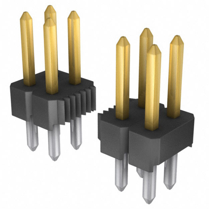 Pack of 5 961212-6404-AR Conn Hdr Vert 12Pos 2.54MM, RoHs